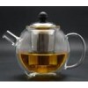 雙層玻璃圓茶壺
